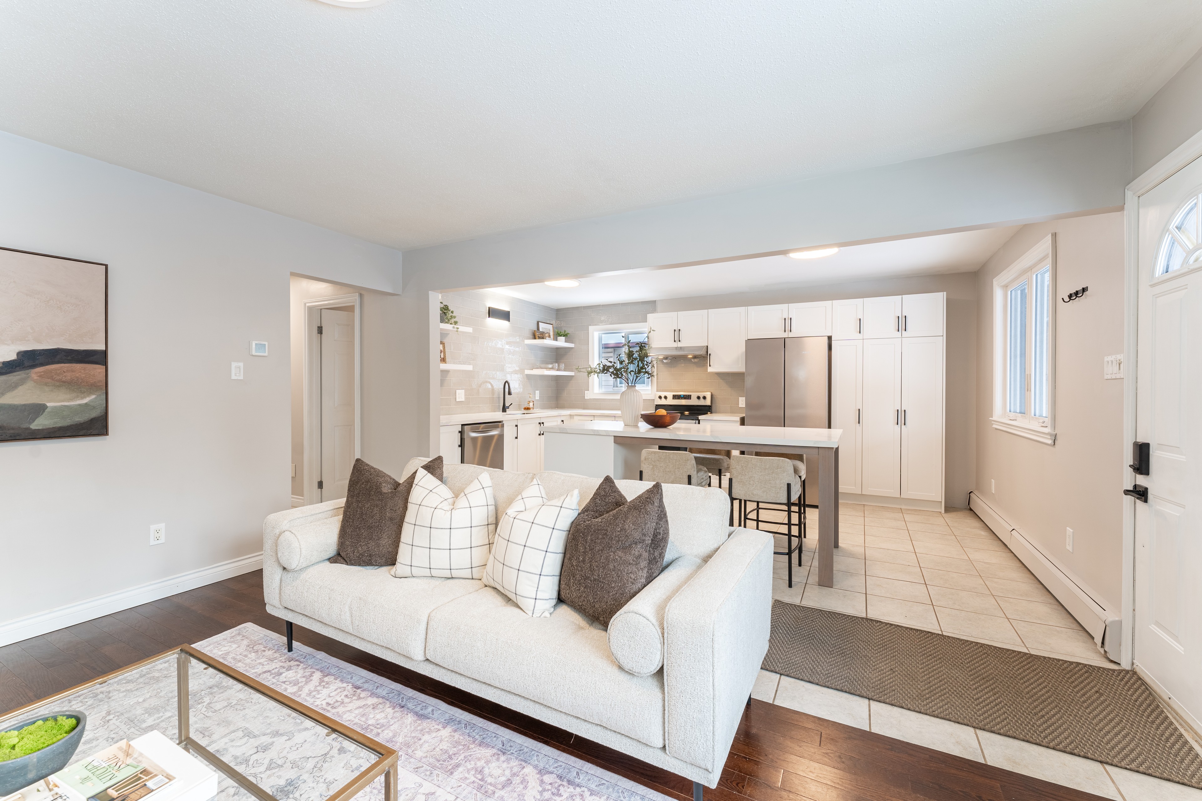 Elegant kitchen with island